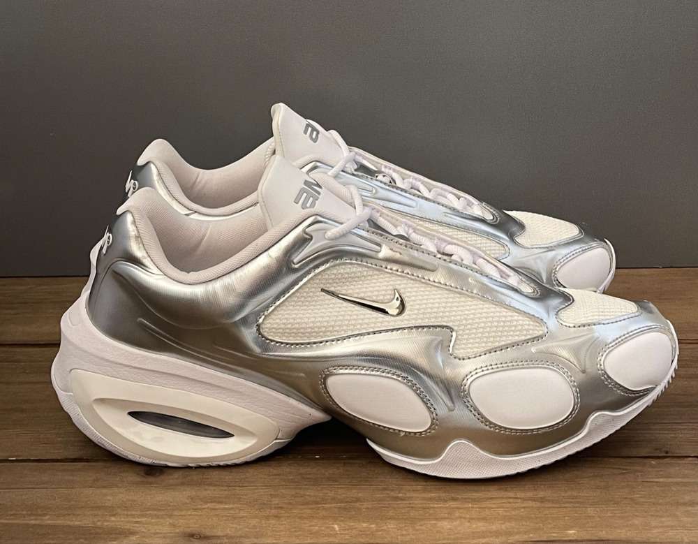 Nike Air Max Muse Sneaker Men Size 14 / Women Size 15.5 White Silver FV1920-100